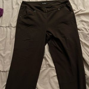 Roz & Ali dark brown slacks